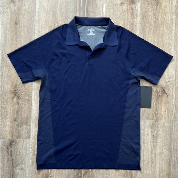 Men's Fabletics Navy Blue Polo Shirt - Picture 1 of 6